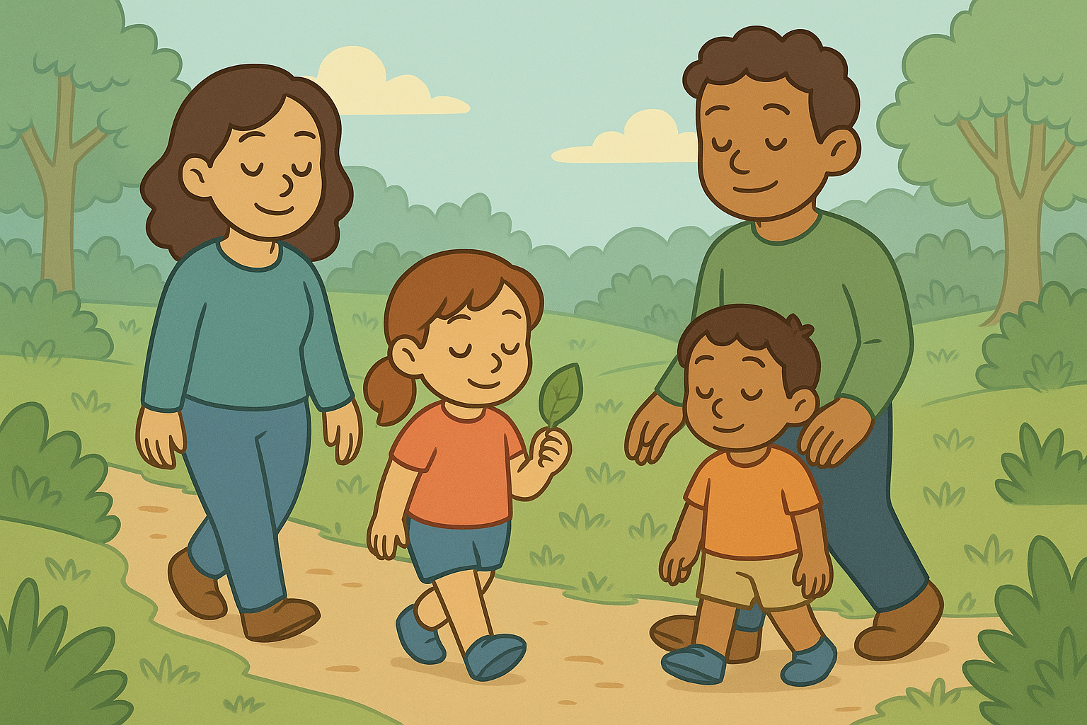 Family Mindfulness Walks for Connection and Calm