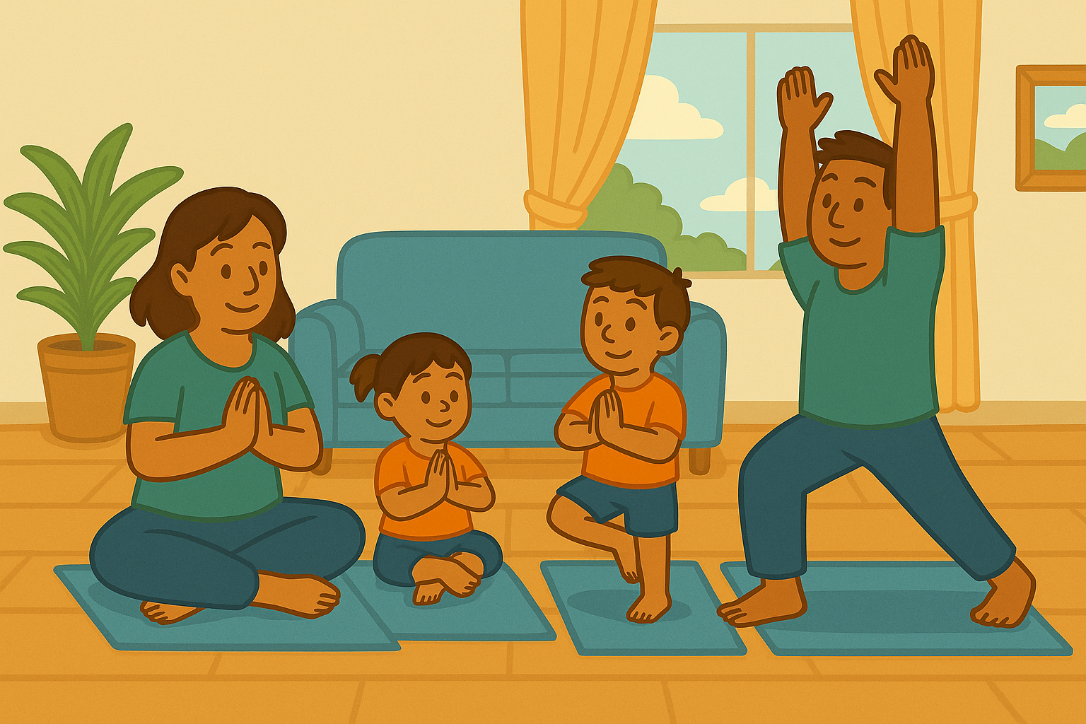 Family Yoga: Building Strength and Calm Together