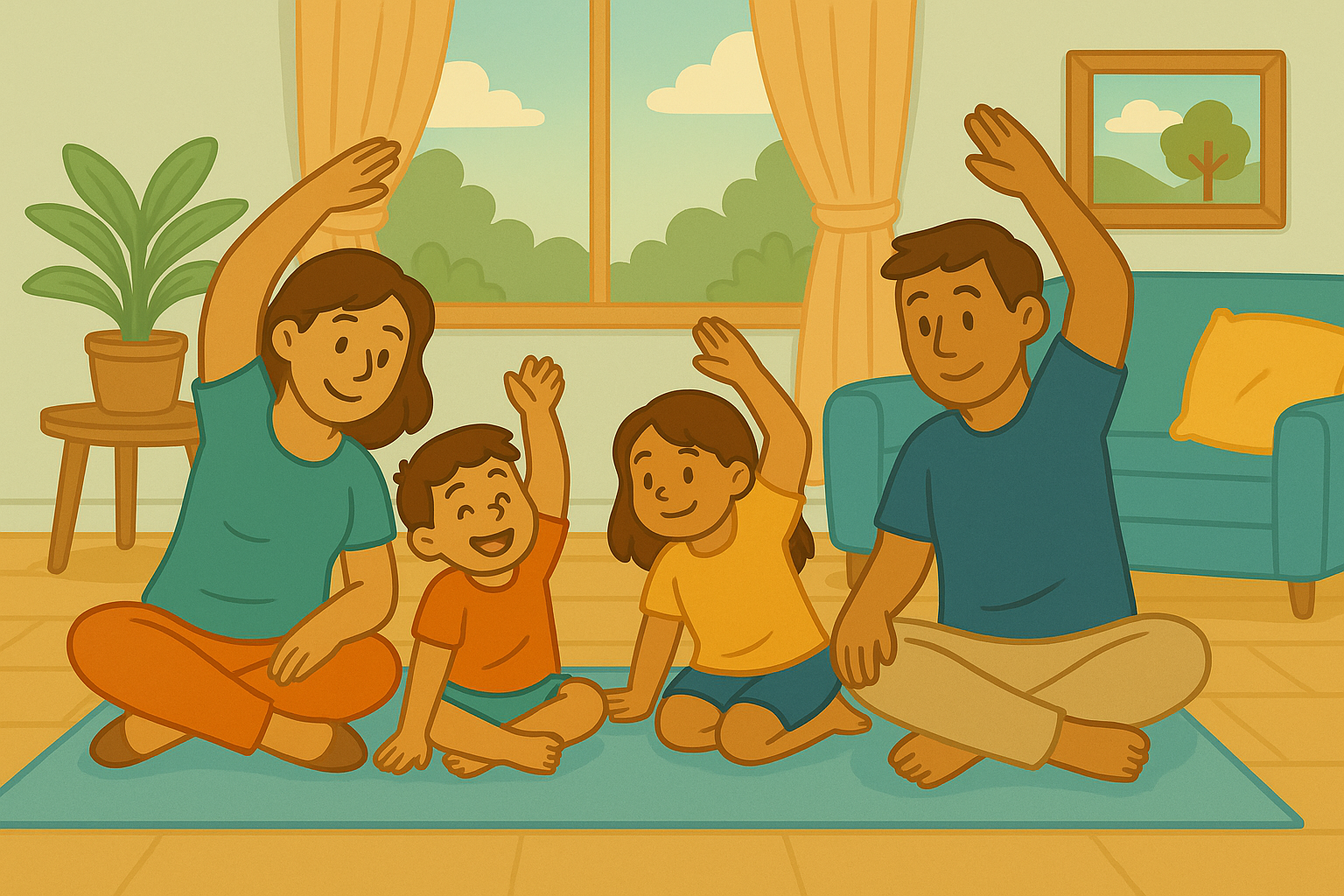 Family Stretching and Mindful Movement