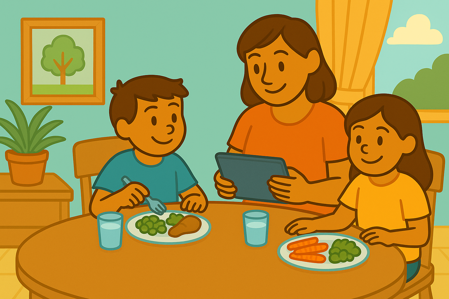 Keeping Screen Time Separate from Mealtime