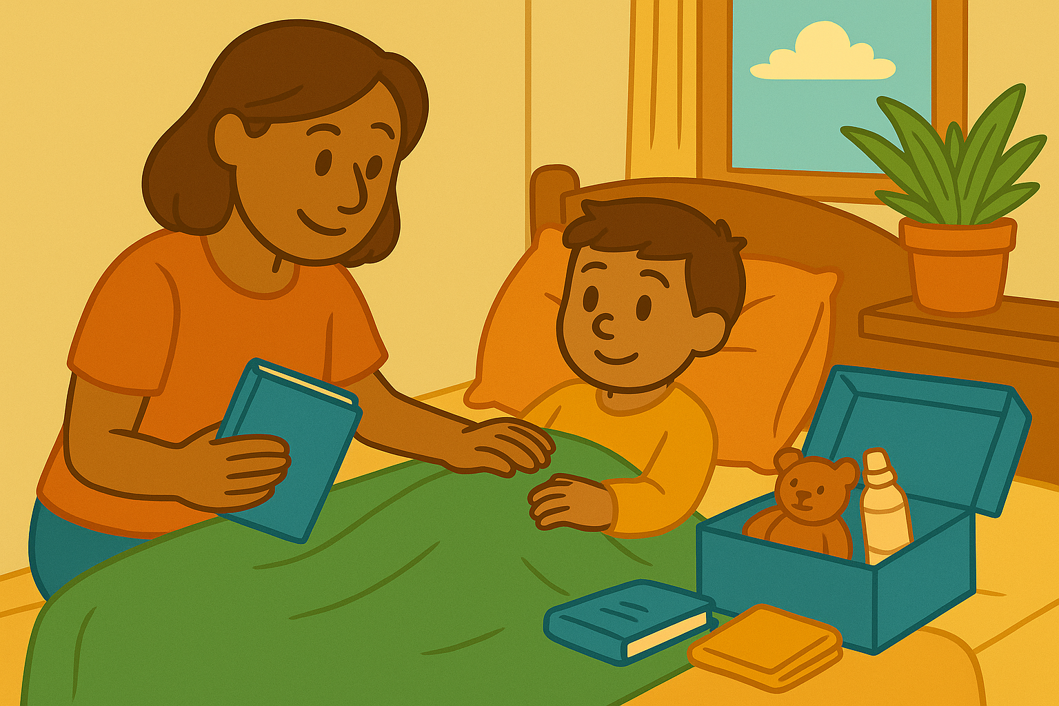 Creating a “Calm Kit” for Sick Days