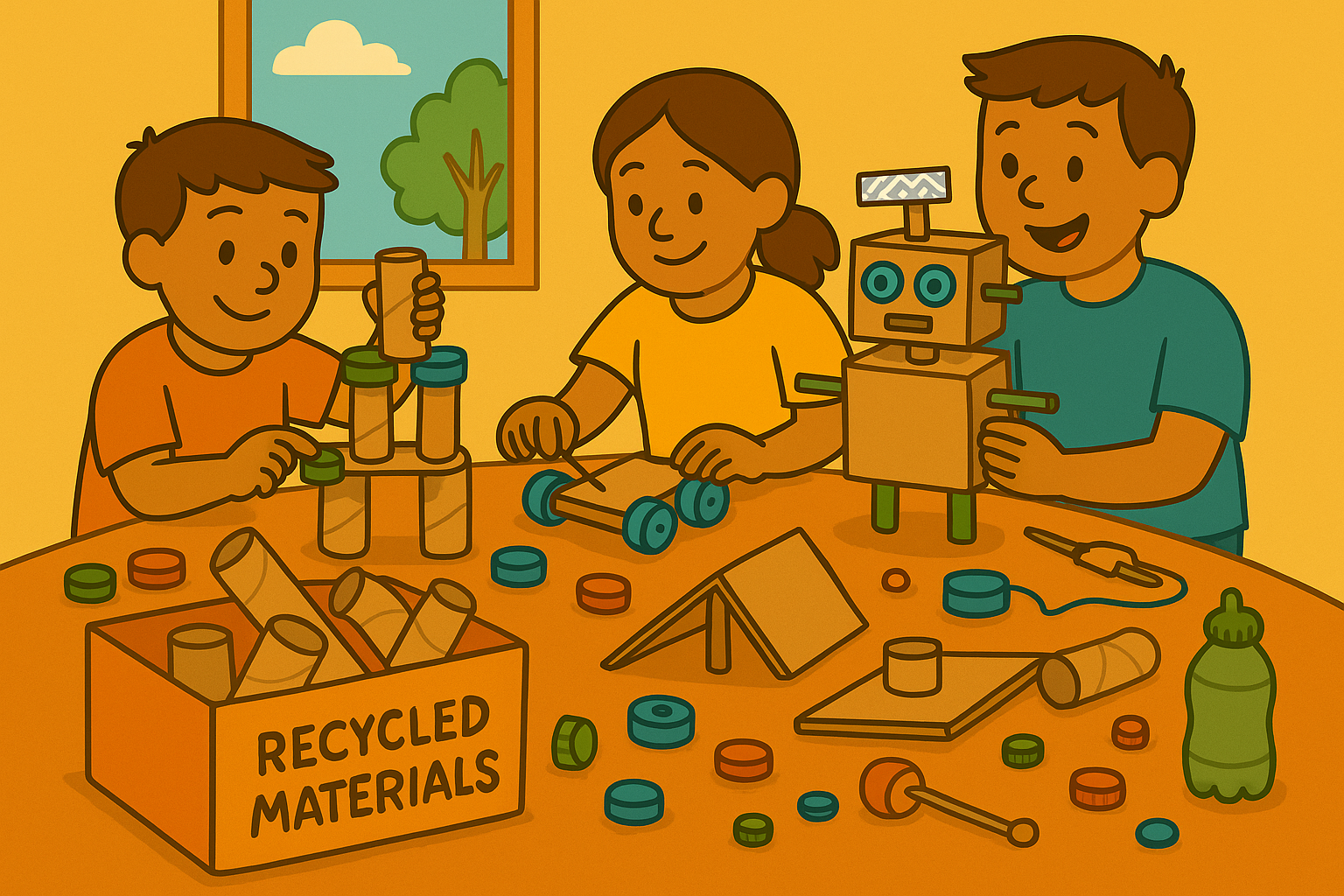 Creative STEM Play Ideas Using Recycled Materials