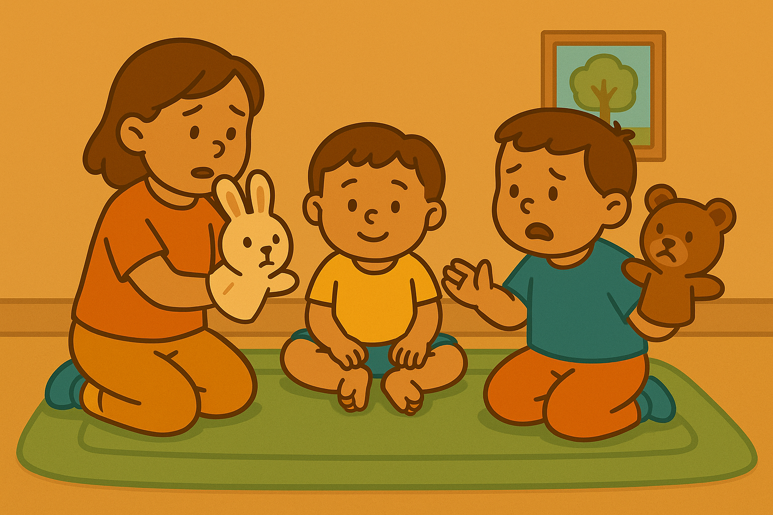 Using Puppets to Teach Conflict Resolution