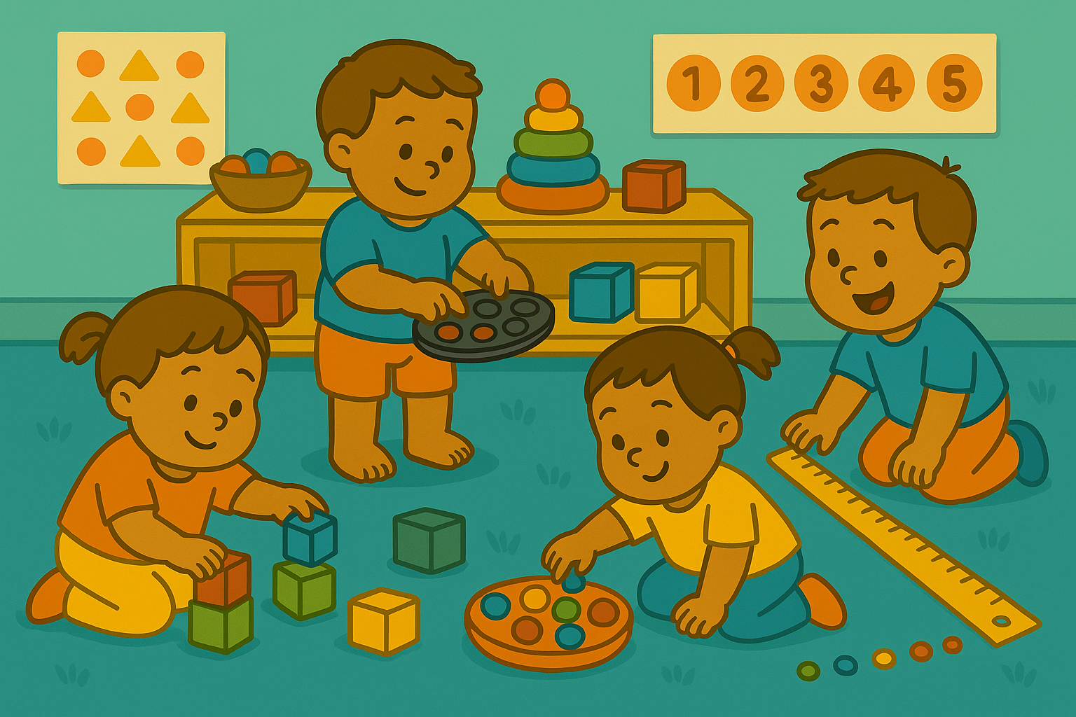 Play-Based Math: Counting, Sorting, Measuring Through Fun