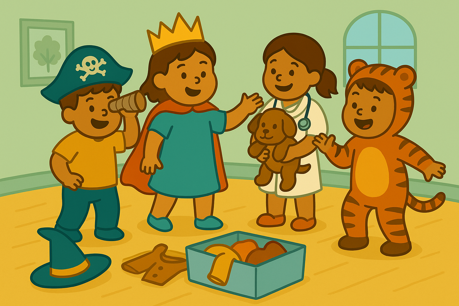 Building Storytelling Skills Through Dress-Up and Play