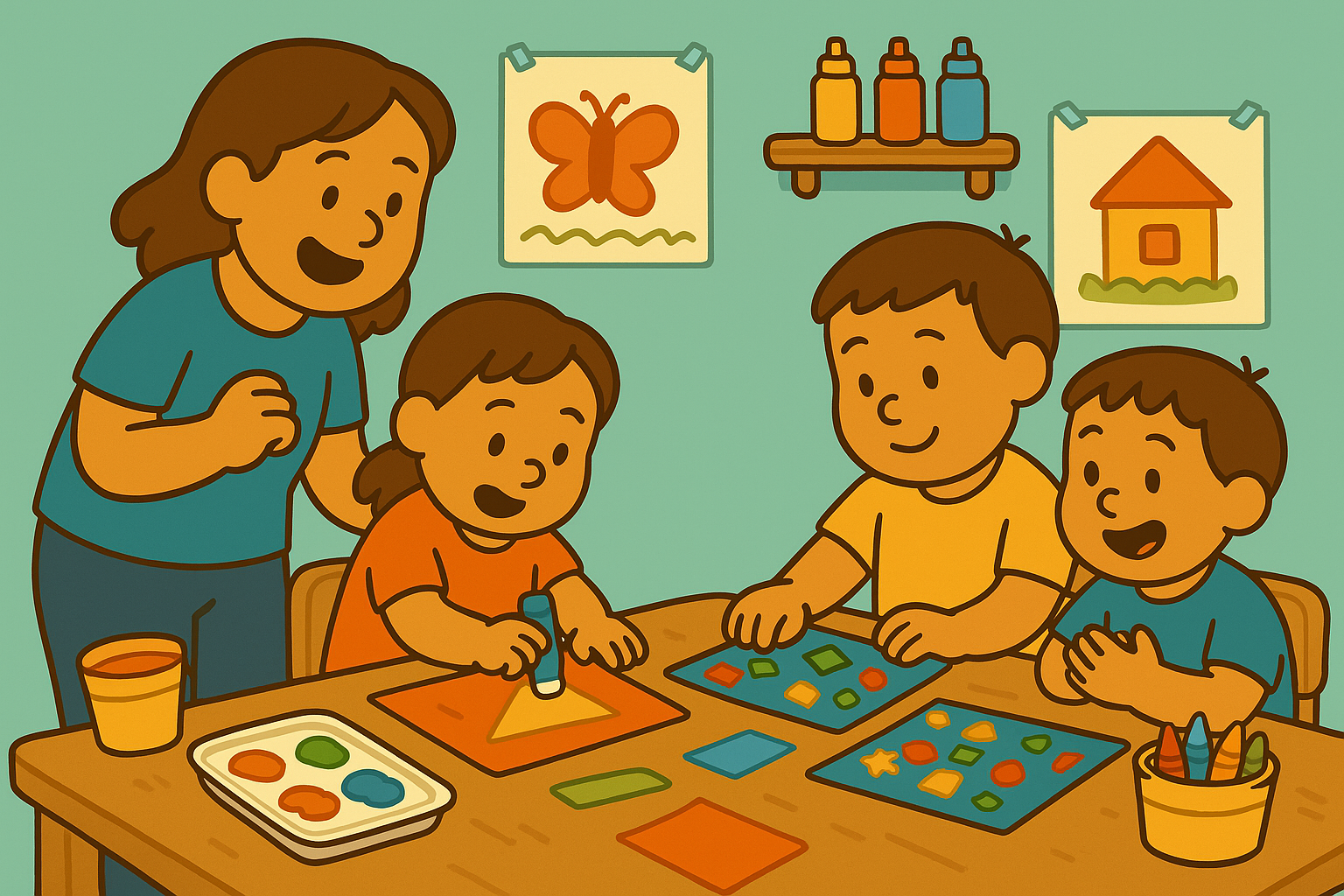 Teaching Persistence Through Arts and Crafts