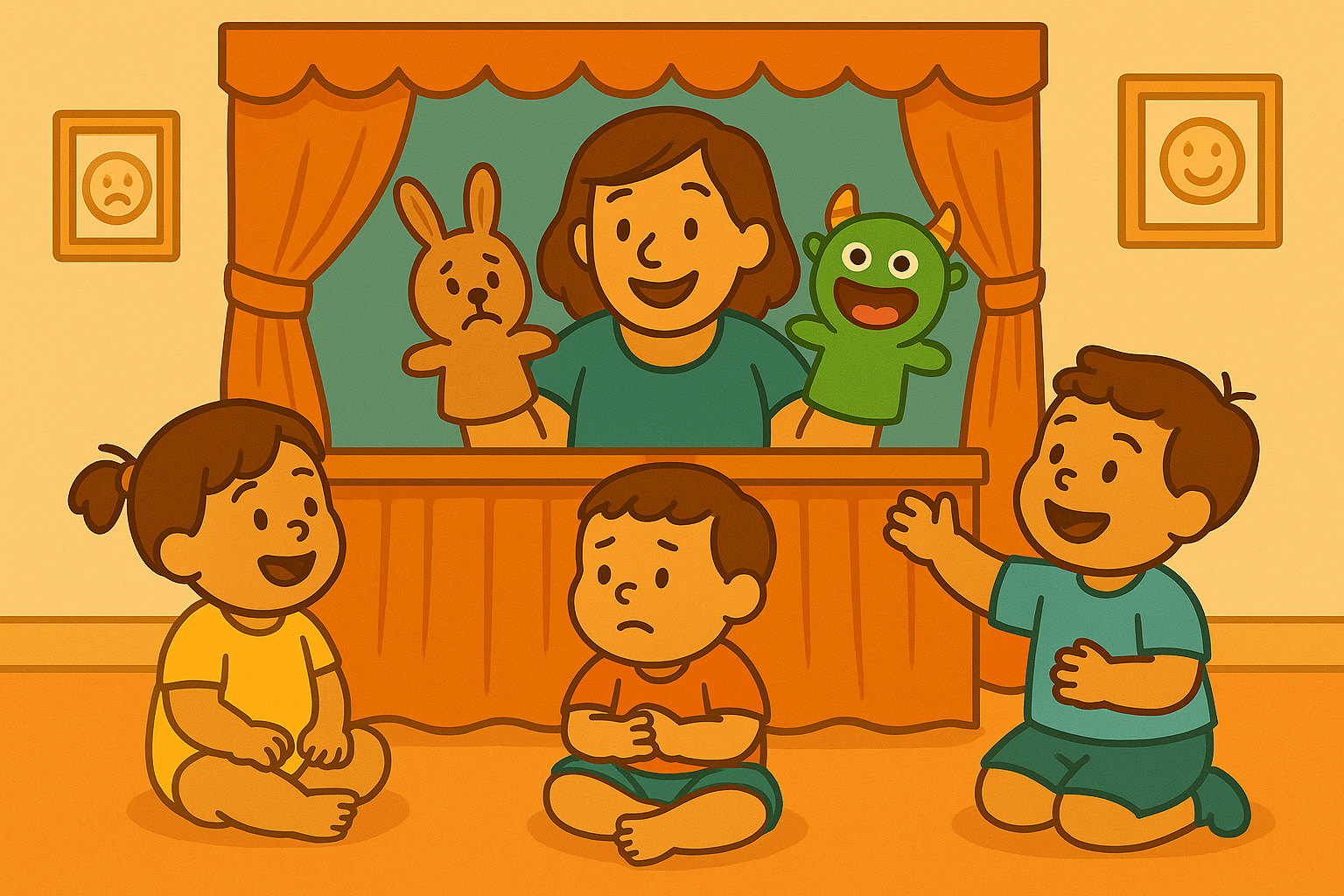 Teaching Emotions Through Puppet Theater