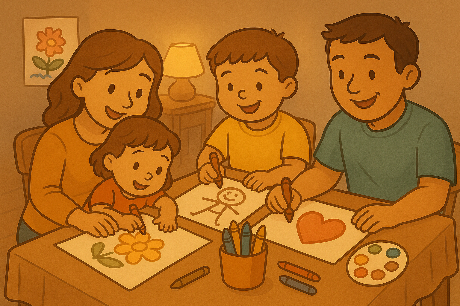 Family Art Nights: Creative Bonding Time