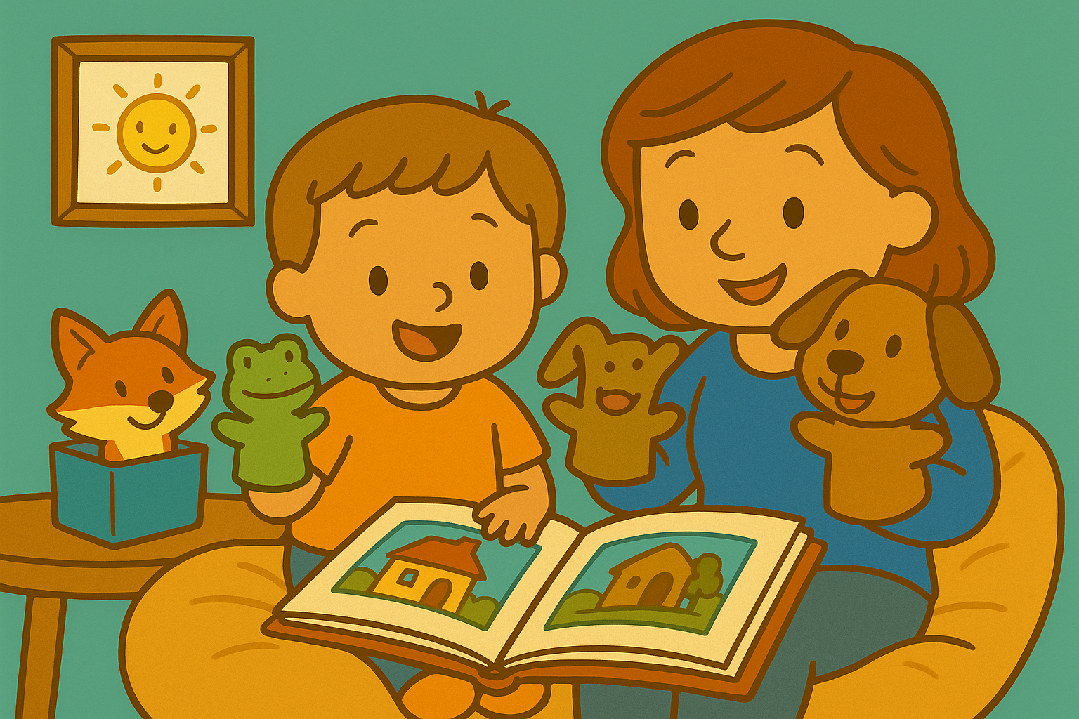 Turning Storybooks Into Puppet Adventures