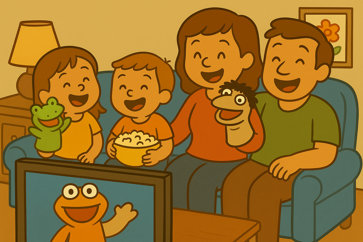 Family Puppet Film Nights: Learning Through Laughter