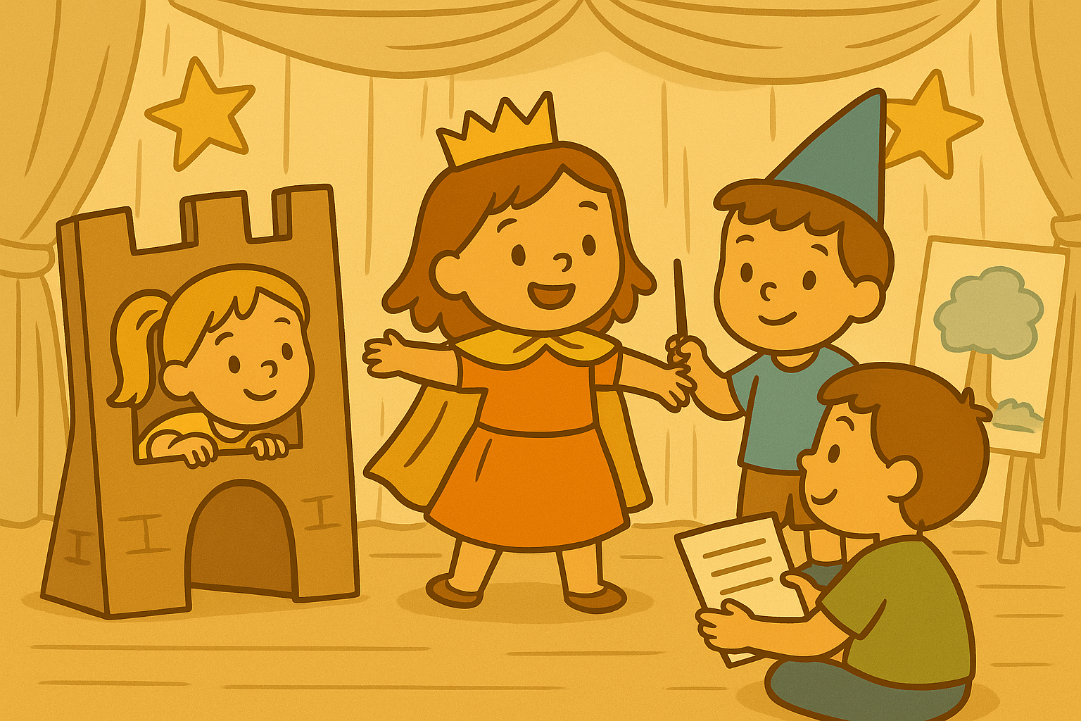 Helping Kids Create Their Own Mini Plays