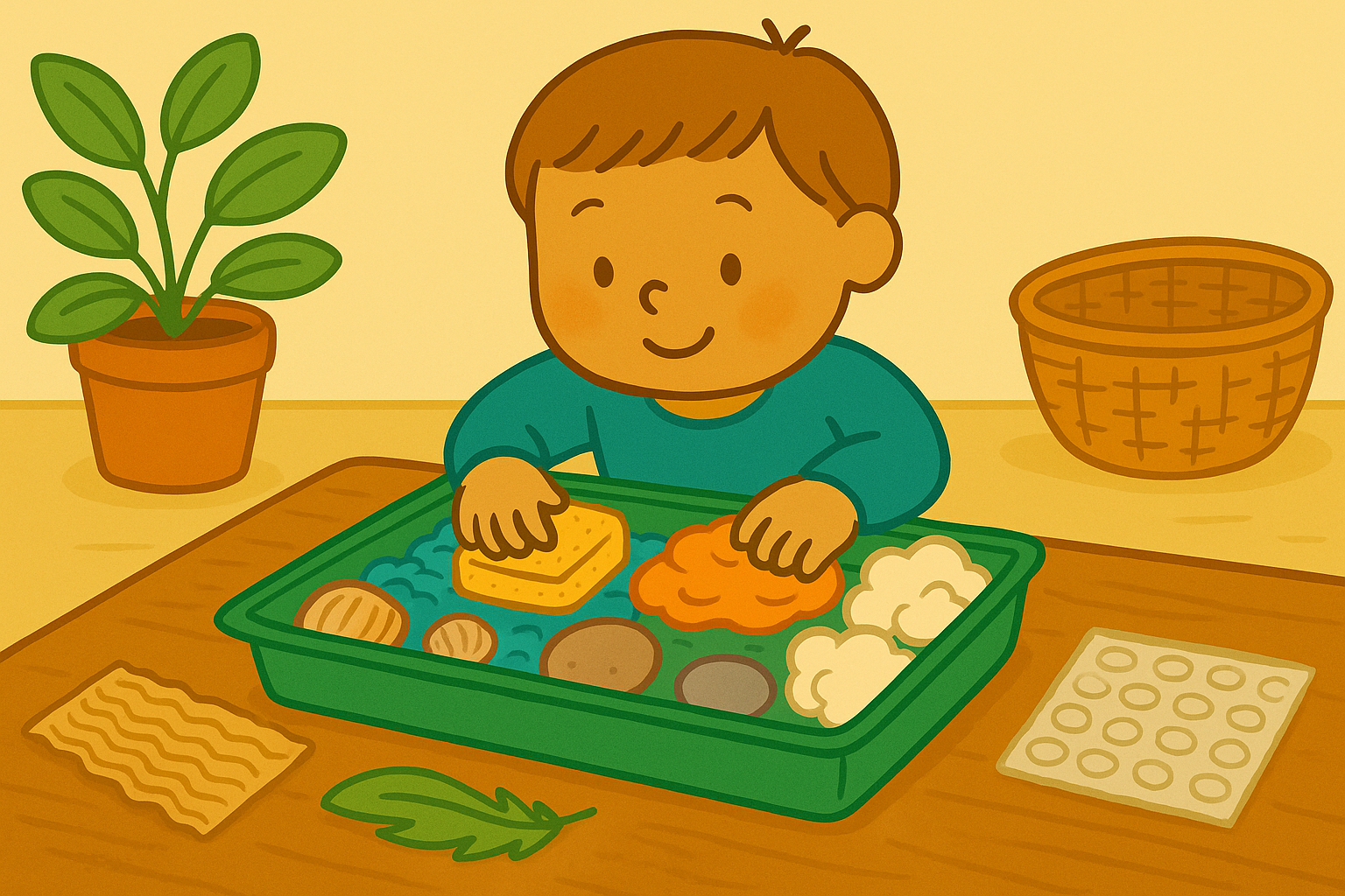 Exploring Textures Through Art and Play