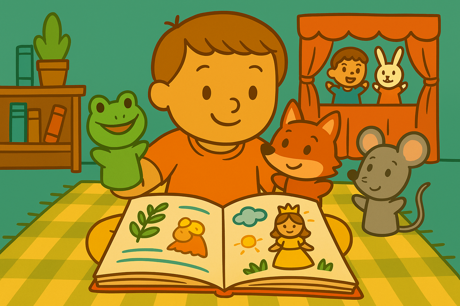 Encouraging Kids to Retell Stories Through Play