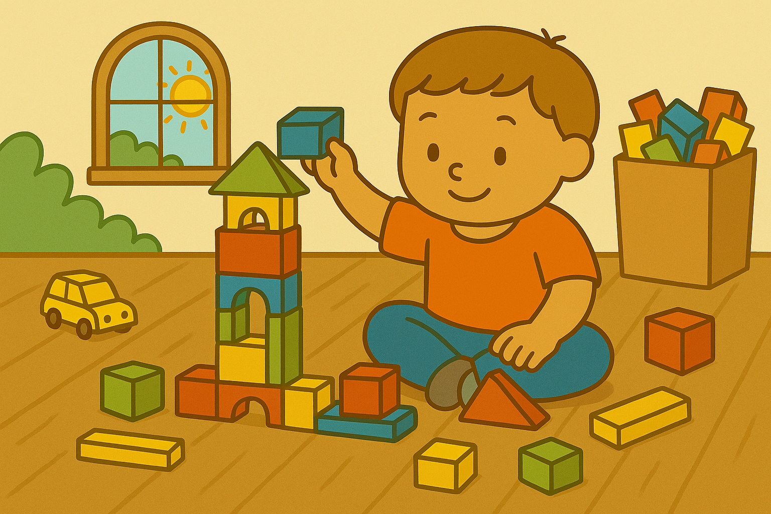 Teaching Cause and Effect Through Building Toys