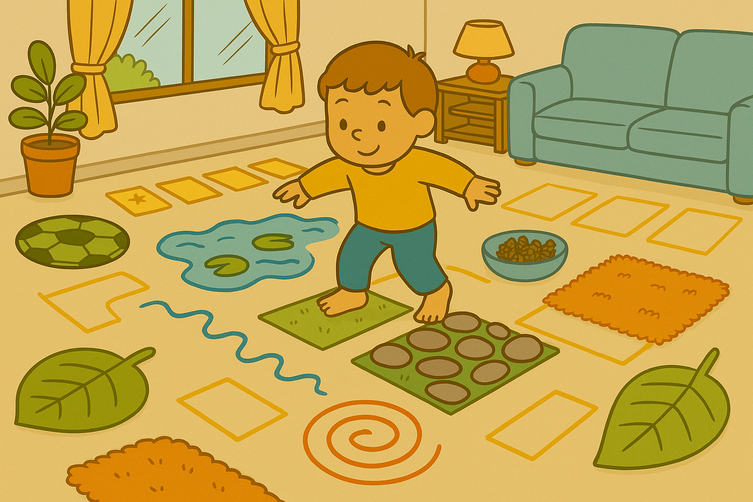 How to Create Sensory Pathways at Home