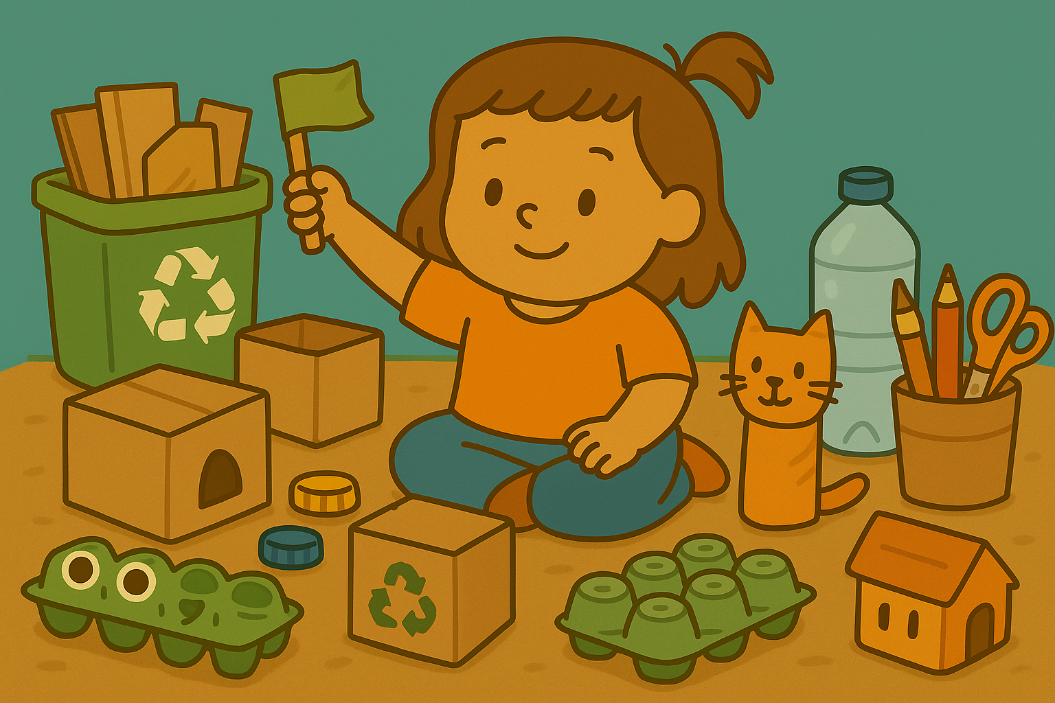 Encouraging Kids to Recycle Creatively