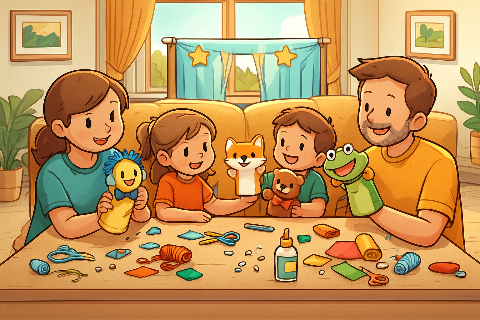 Family Puppet Workshops: Learning Together