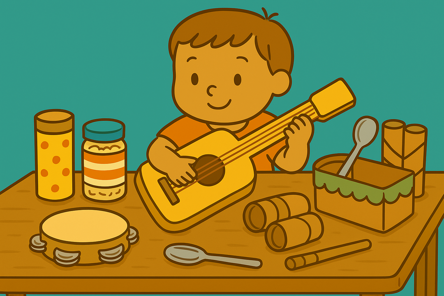 Exploring Music Through Homemade Instruments