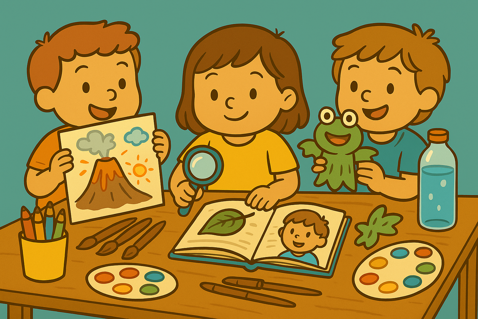 Encouraging Kids to Mix Art, Science, and Storytelling