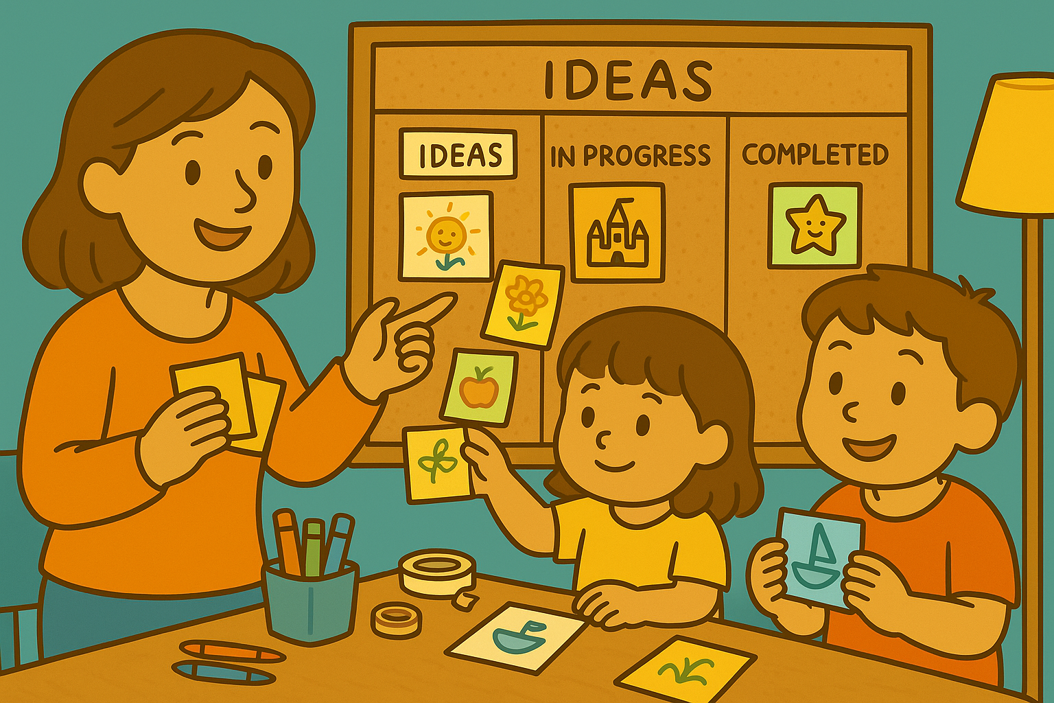 Building an “Idea Board” for Family Creativity