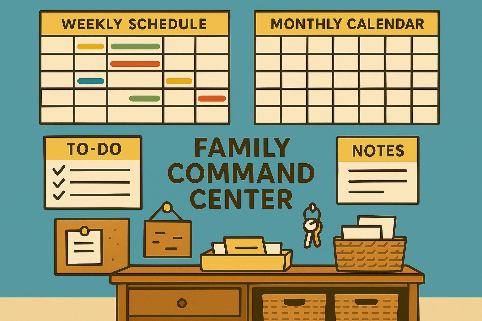 How to Create a Family Command Center That Actually Works