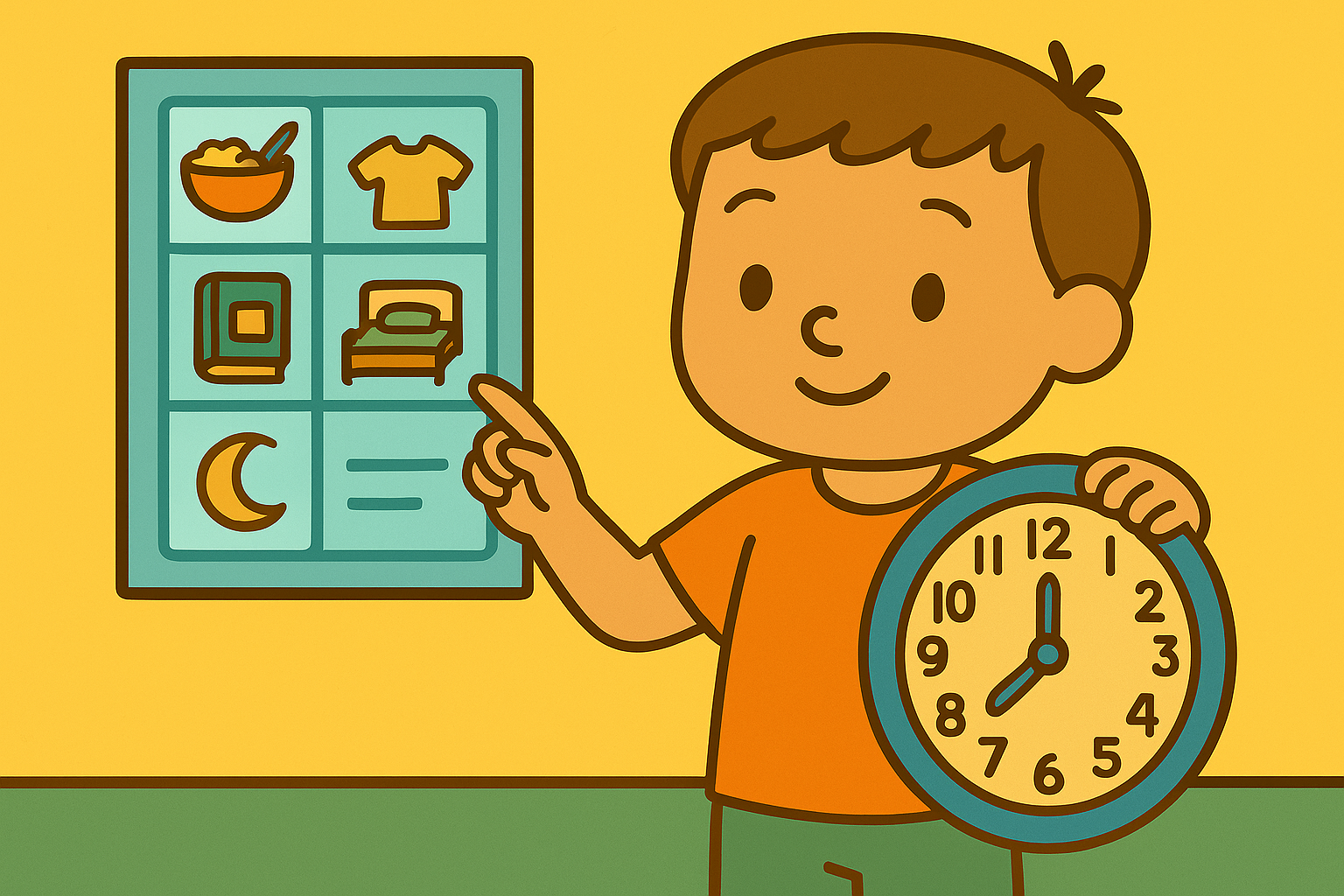 Teaching Time Concepts Through Daily Schedules