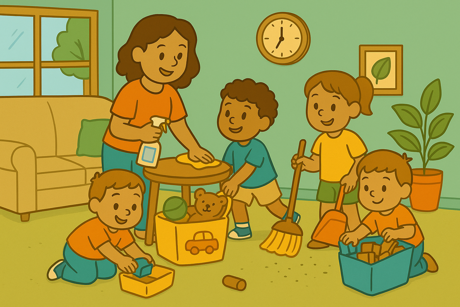Family Clean-Up Routines That Build Teamwork
