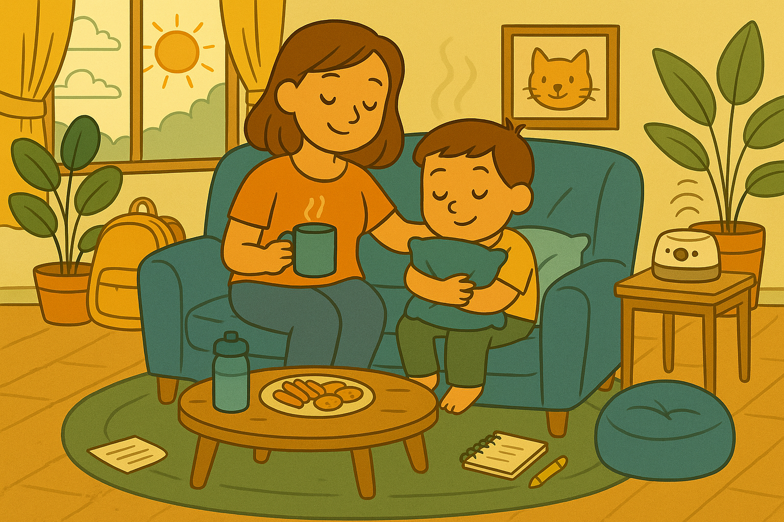 Building a Calm-Down Routine After School