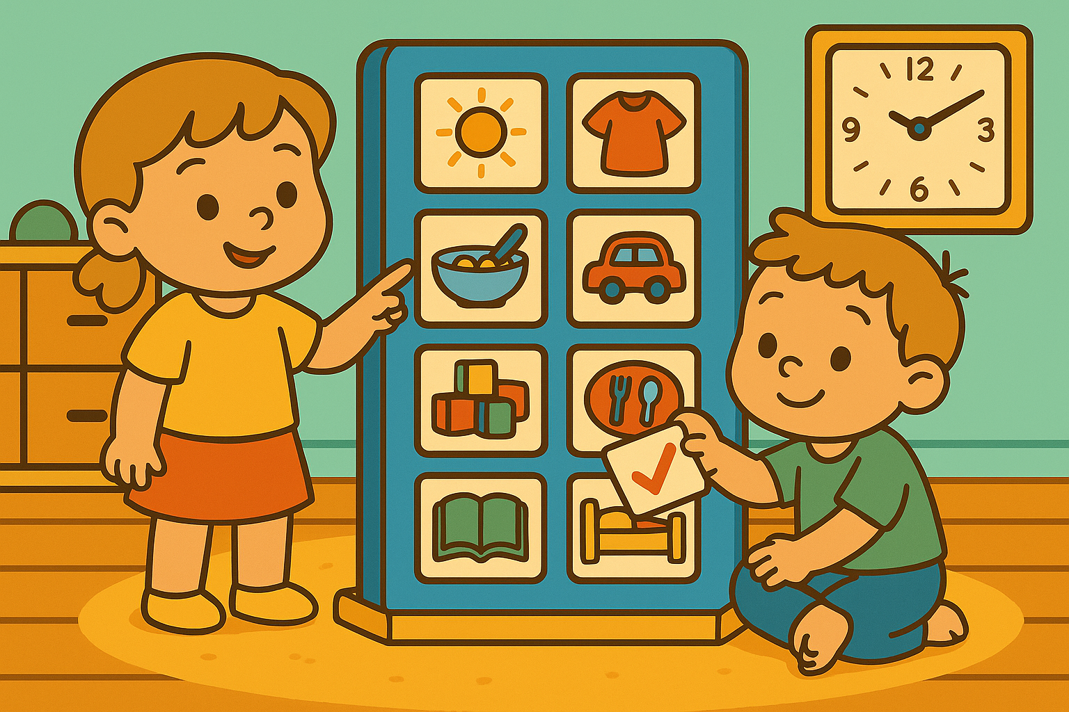 How to Use Routine Charts for Visual Learners