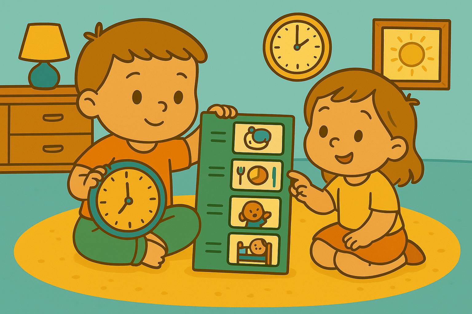 Teaching Kids the Concept of Time Through Routine