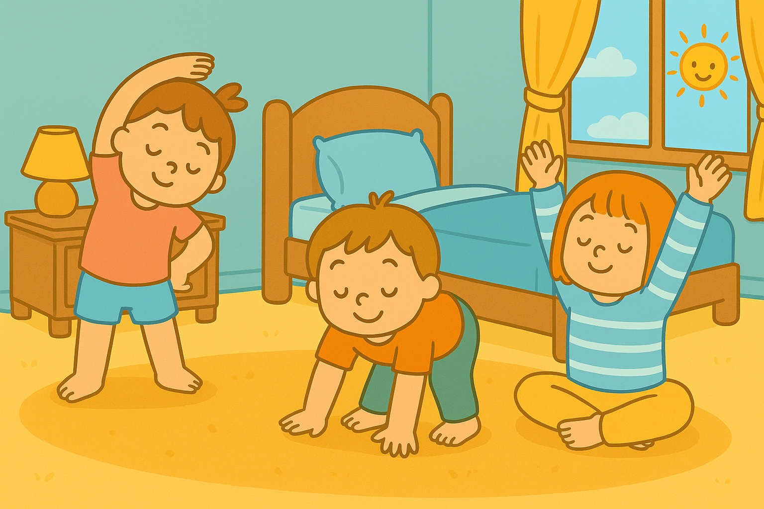 Morning Stretch or Movement Rituals for Kids