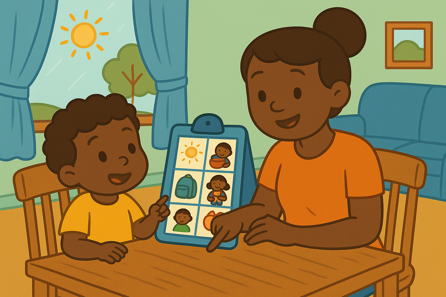 Teaching Kids to Plan Their Day With You