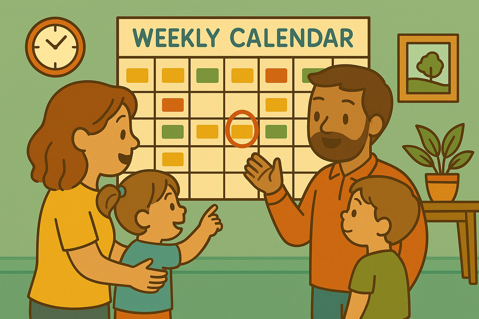 How to Handle Overbooked Family Calendars