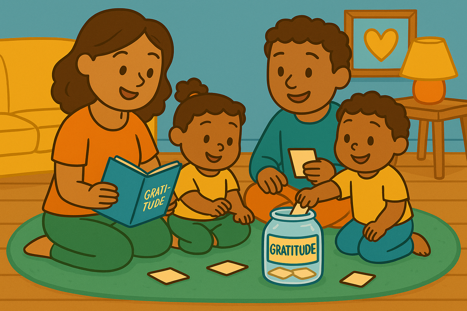 Family Gratitude Jars and Journals