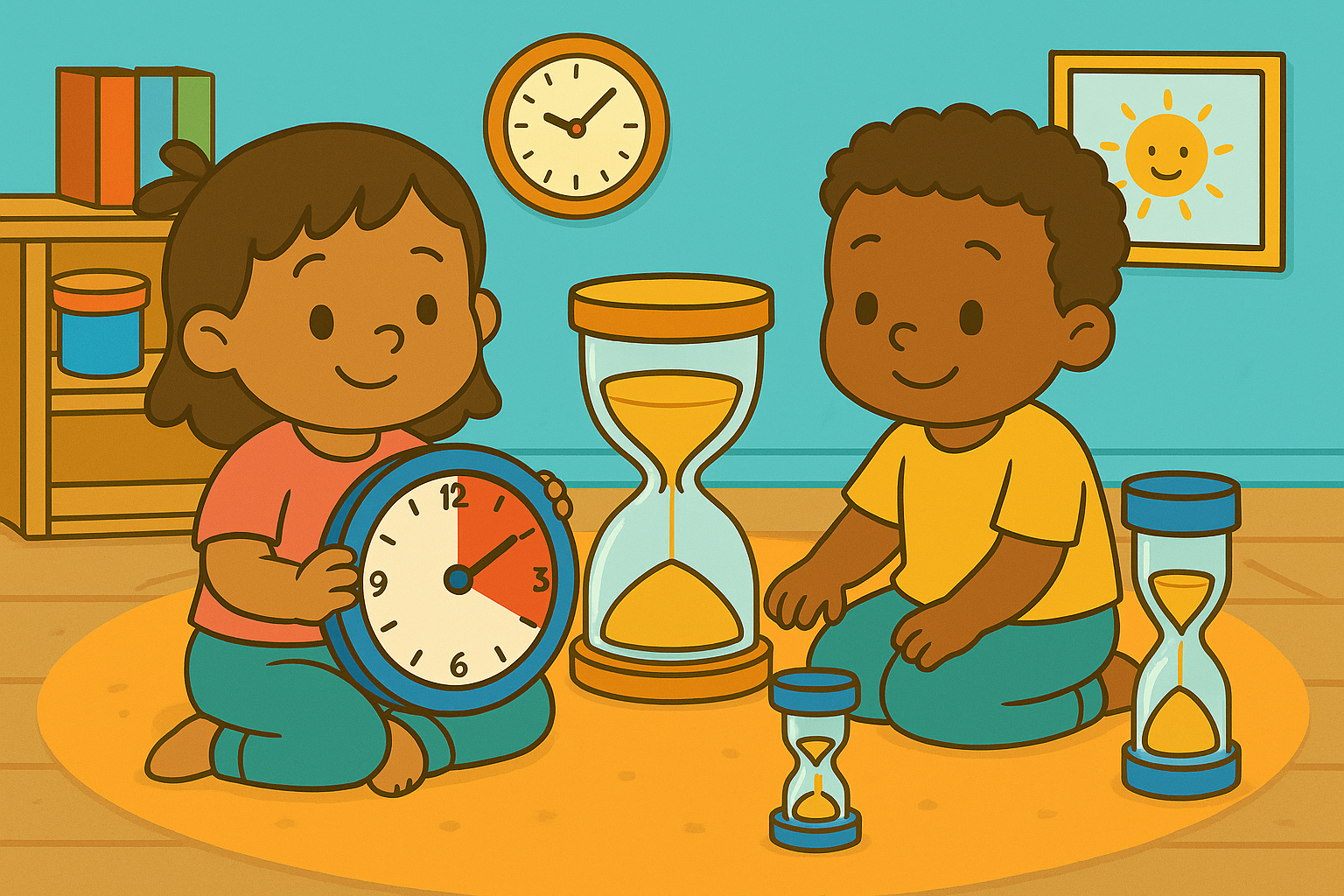 Teaching Time Management Through Visual Clocks
