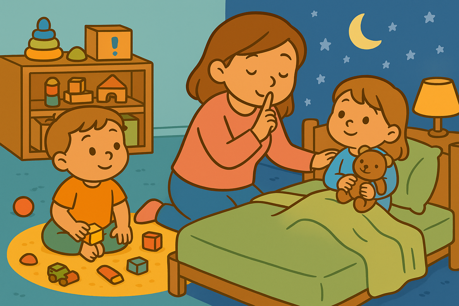 How to Transition Kids From Playtime to Bedtime Calmly