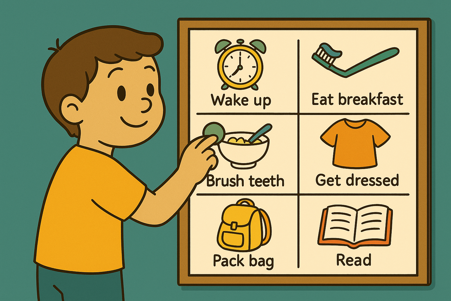 Teaching Kids Responsibility Through Routine Tracking