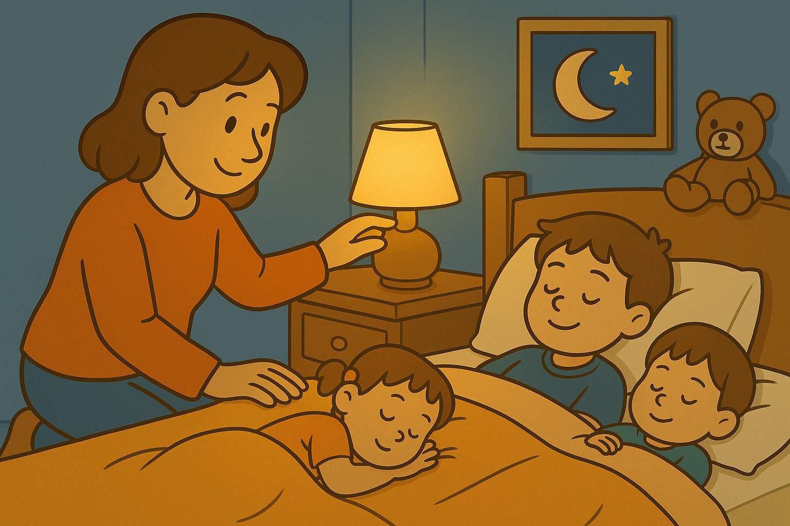 The Benefits of Synchronized Bedtimes