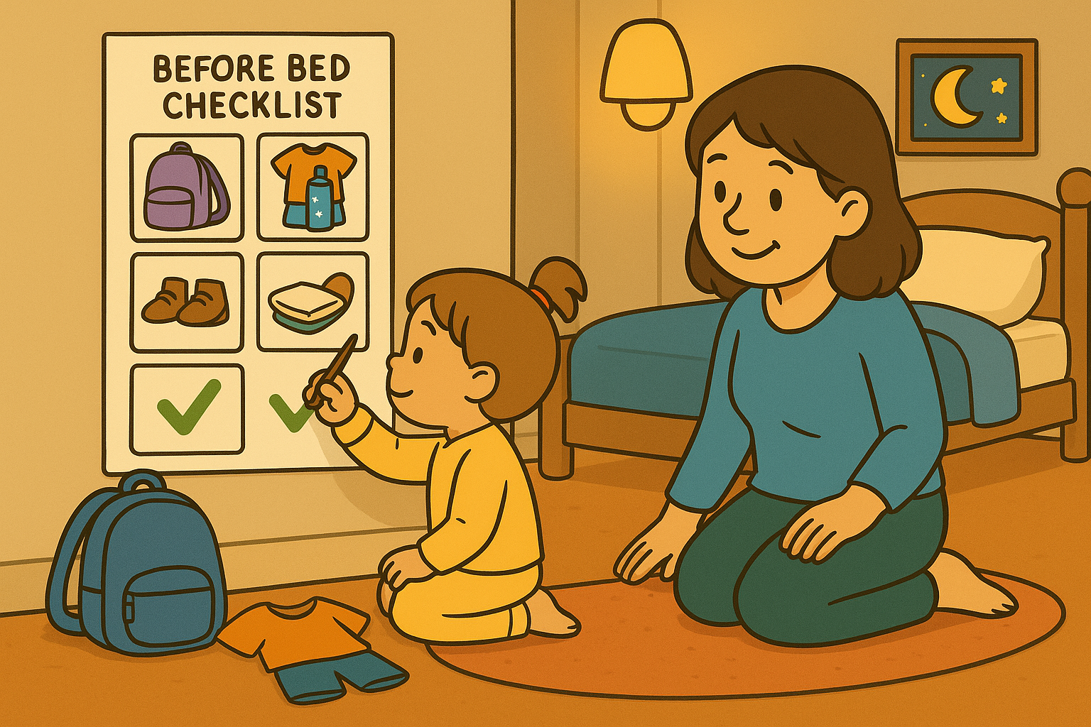 Creating a Night-Before Checklist for Smooth Mornings