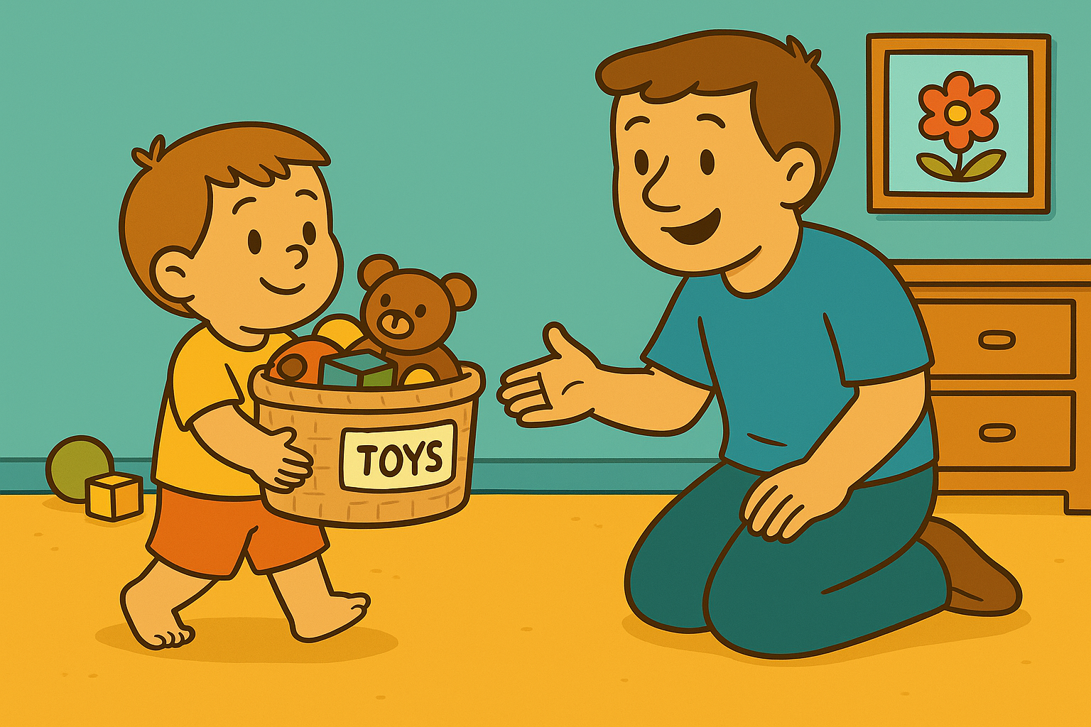 Family Chore Baskets: Simplifying Clean-Up