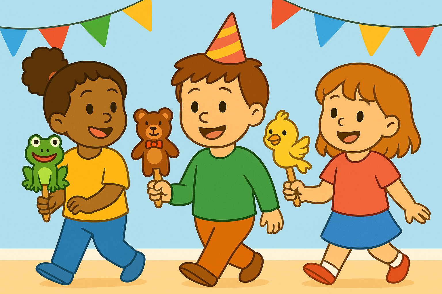Hosting a Puppet Parade for Kids’ Birthdays