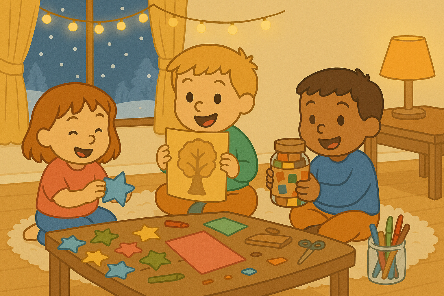 Easy Family Crafts for New Year’s Eve Reflection