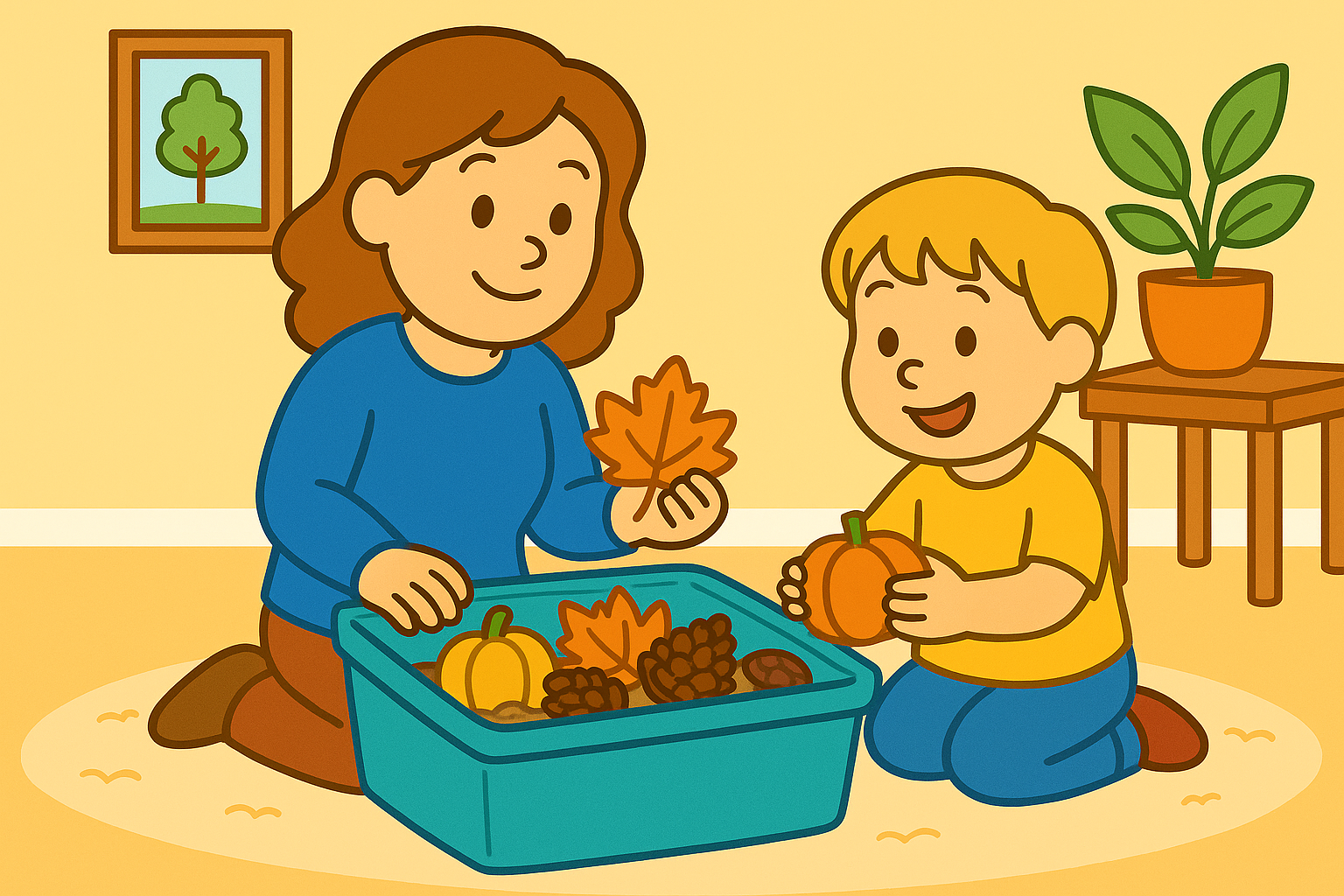How to Create a Family “Seasonal Play Bin”