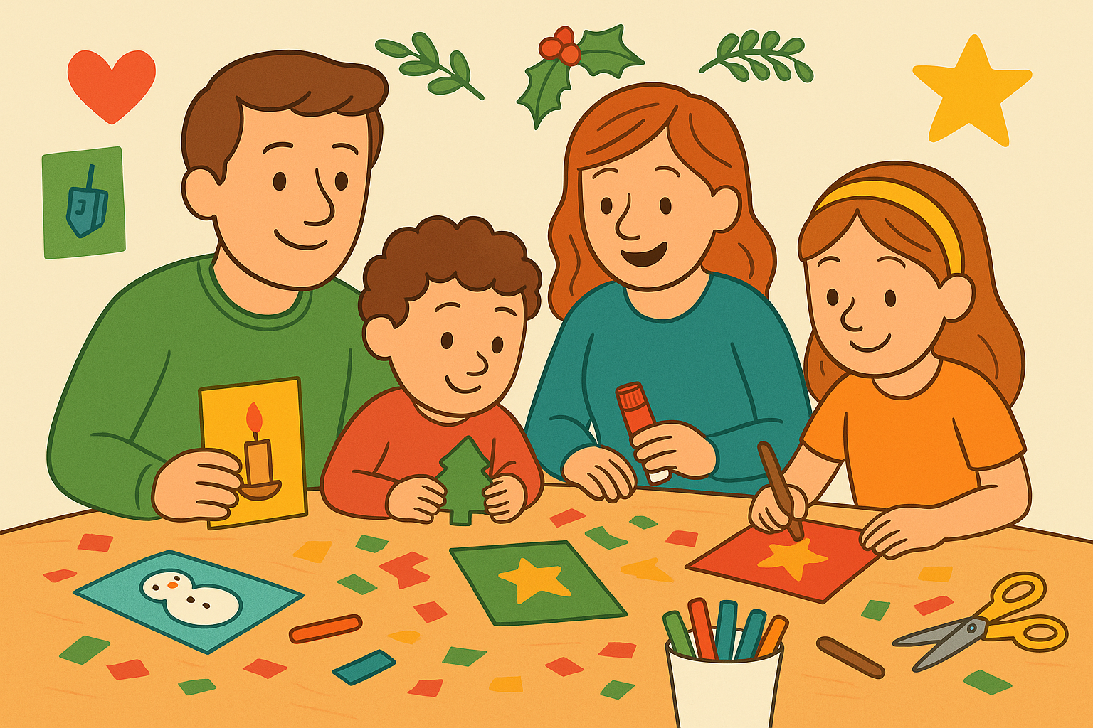 Hosting a Family Craft Night Before Each Holiday