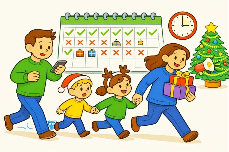 How to Manage Busy Holiday Schedules Without Meltdowns