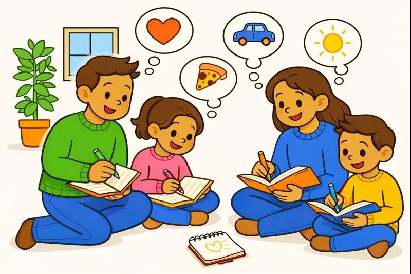 Family Gratitude Journals and Reflection Prompts