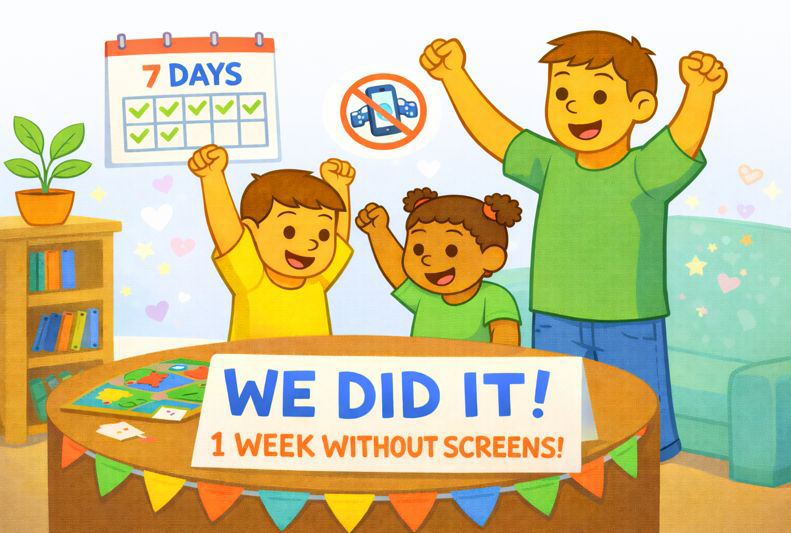 Family Challenges: A Week Without Screens Experiment