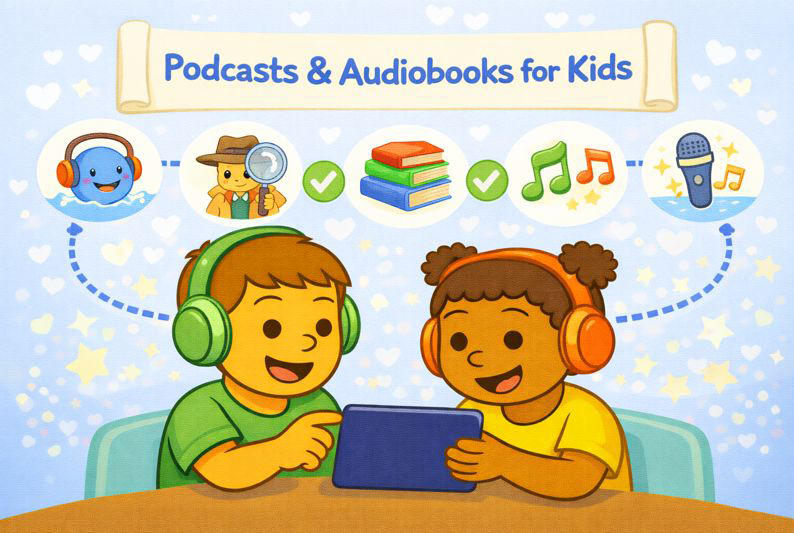 How to Choose Podcasts and Audiobooks for Kids