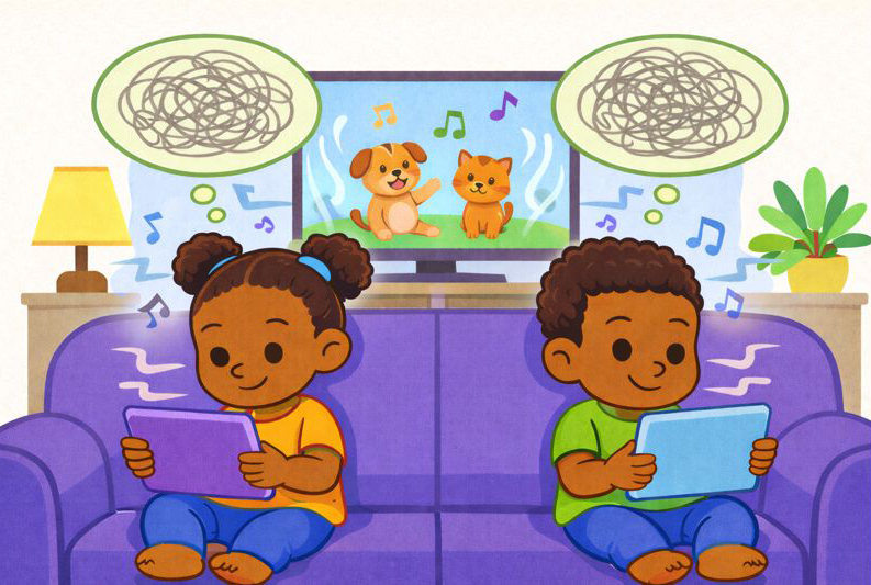 The Hidden Impact of Background Screens on Focus