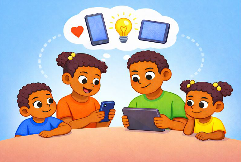 How to Model Mindful Tech Behavior as Parents